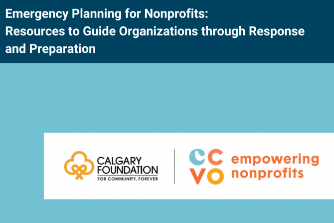 Title card for Emergency Planning for Nonprofits