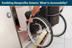 Photo of a person in a wheelchair boarding a train